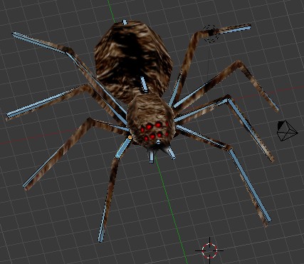 Spider With Walk And Attack Animation preview image 1